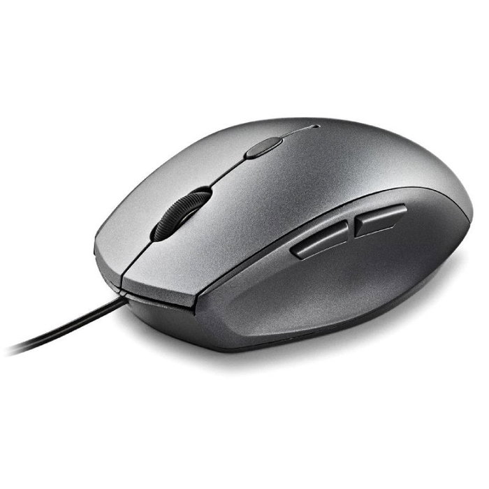 NGS Moth Gray Ratón Ergonómico Gris